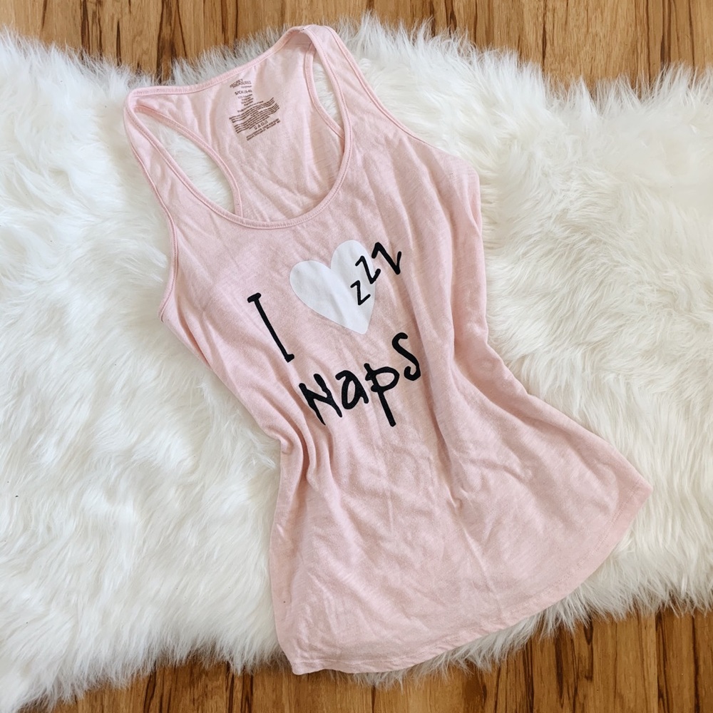 Pink Sleep Tank Top